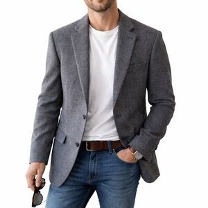 Ralph Lauren Wool Charcoal Blazer Preppy Date night Business